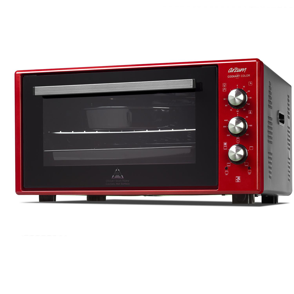 Arzum AR2034 ელექტრო ღუმელი 50lt/Red