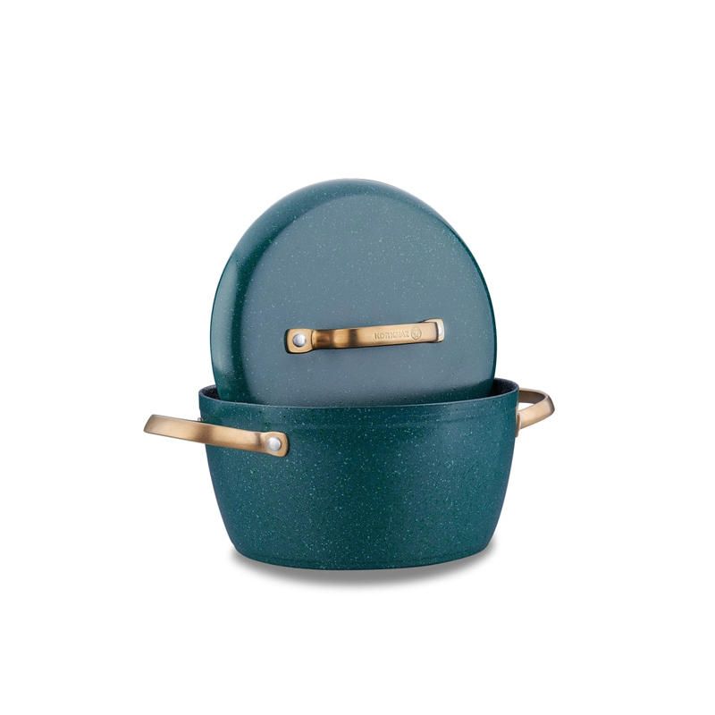 ჭურჭლის ნაკრები Korkmaz A2607 VINTAGE green.Cookware Set (5 pcs) — 4