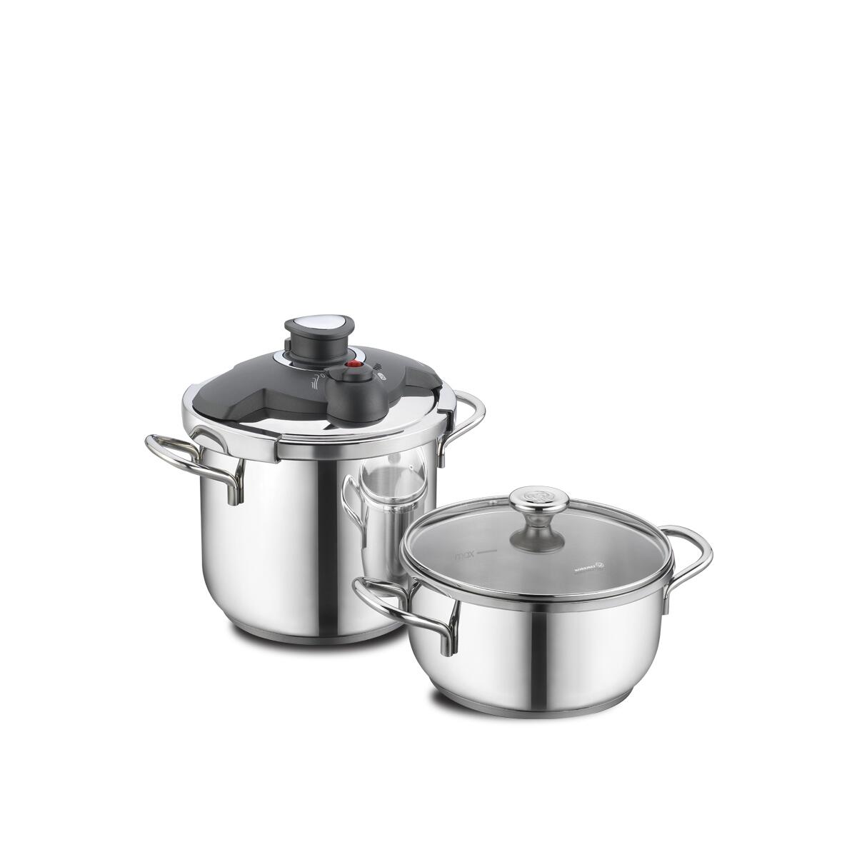 ქვაბი Korkmaz A171 Alia 4 pcs. Pressure Cooker