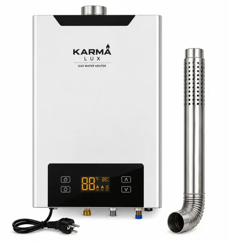 გაზის წყლის გამაცხელებელი Karma Lux